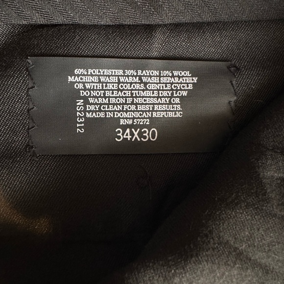 Perry Ellis mens gray dress pants - Picture 5 of 5